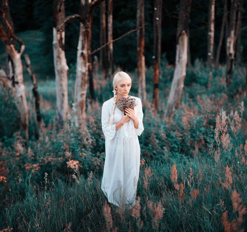 Evening, Forest, Girl, Rpp, Summer, Technicolor Сказки сгоревшего лесаphoto preview