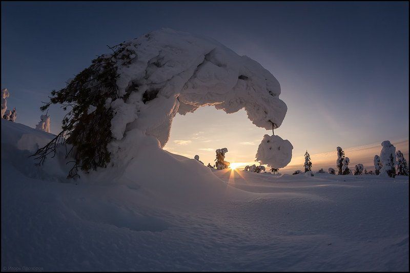 Зима, Кольский полуостров Зимние причуды.photo preview
