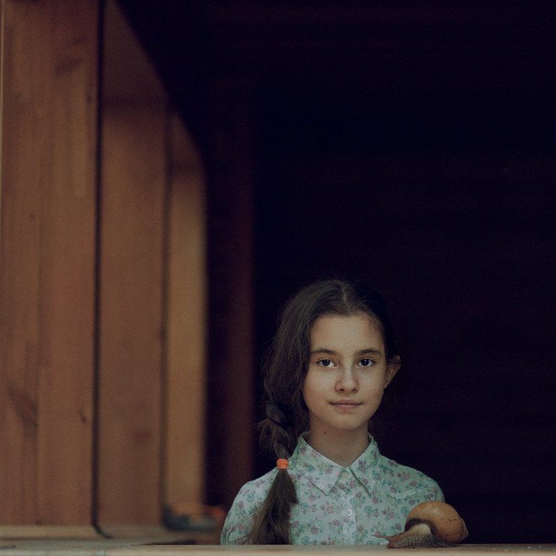 Snail, Девочка, Портрет, Улитка улиткаphoto preview