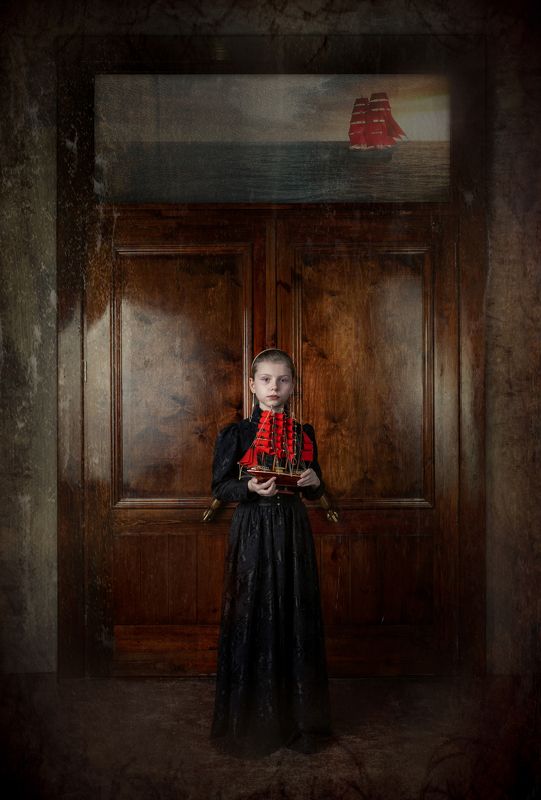 студийный портрет, детский портрет, концептуальное Варвараphoto preview