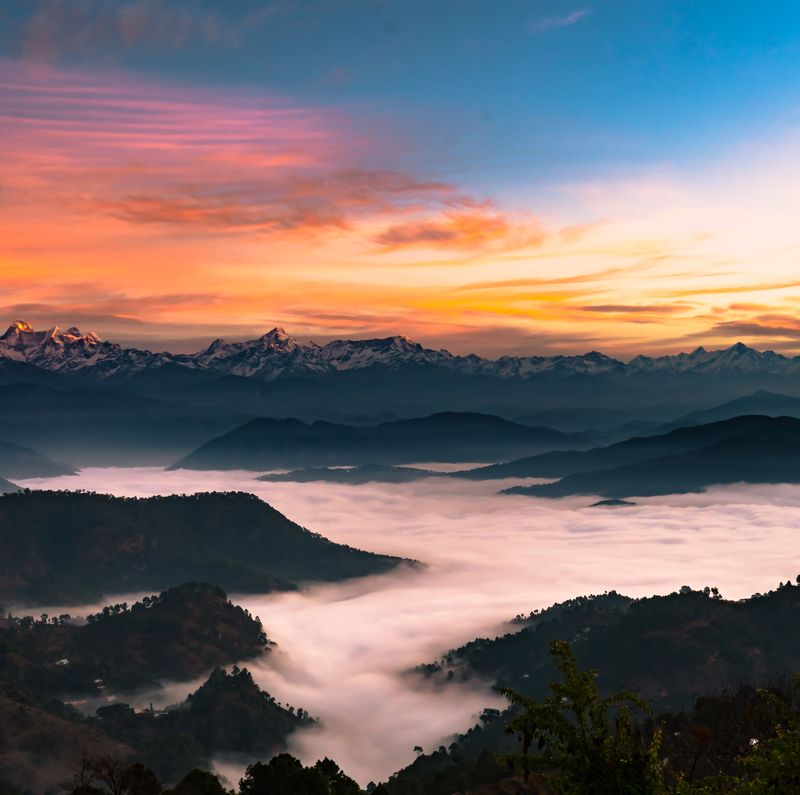 himalaya  india nature morning sunrise Magical morningphoto preview