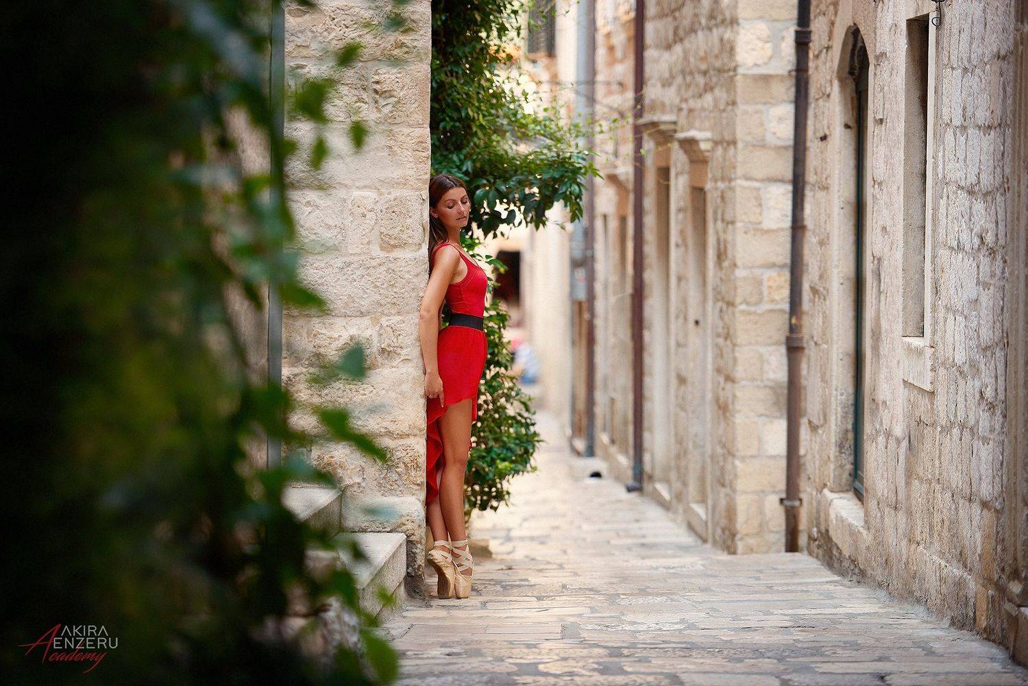 ballerina ballet outdoor, Akira Enzeru
