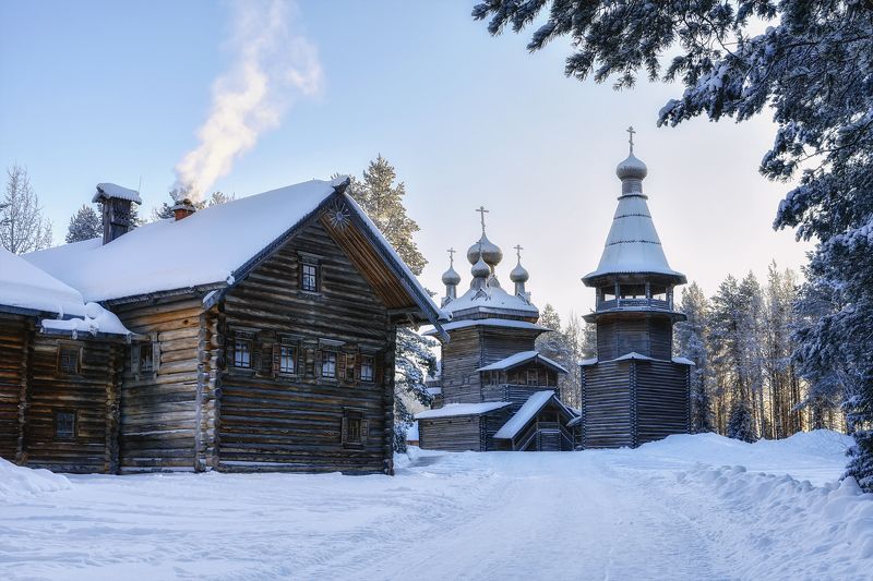 Утро и вечер. Малые Корелы.photo preview