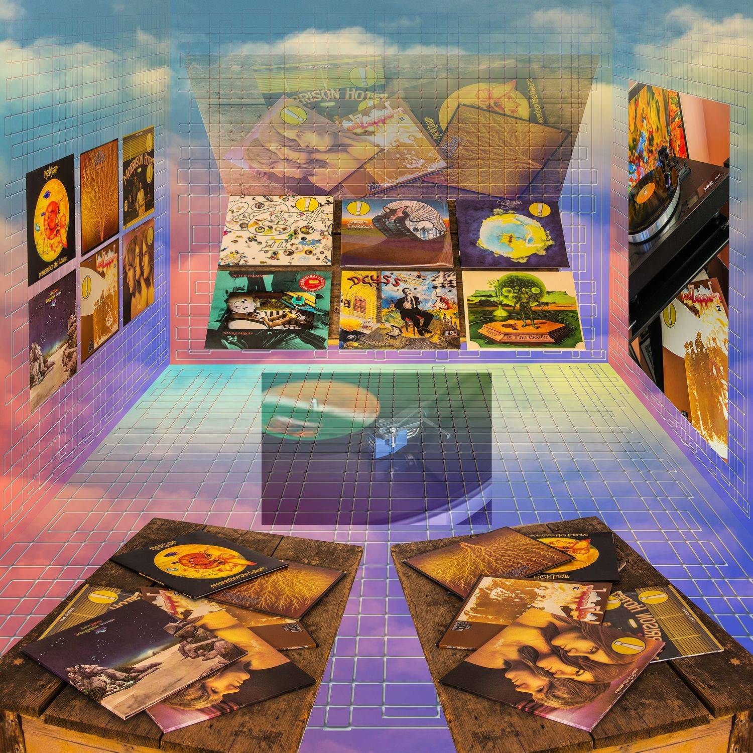 collage, color, colors, concept, conceptual, digital, digital art, editing, photo collage, photography, still life, surreal, surrealism, vinyl,, Dr Didi Baev