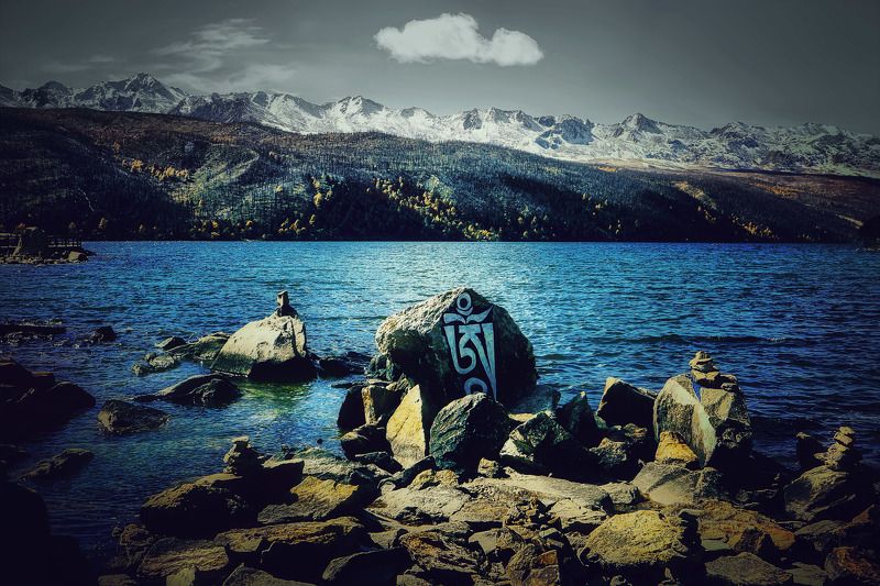 木格措湖水蓝又蓝 木格措湖水蓝又蓝  G_2900photo preview