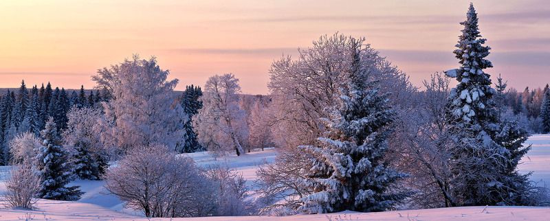 Морозный вечер фото превью
