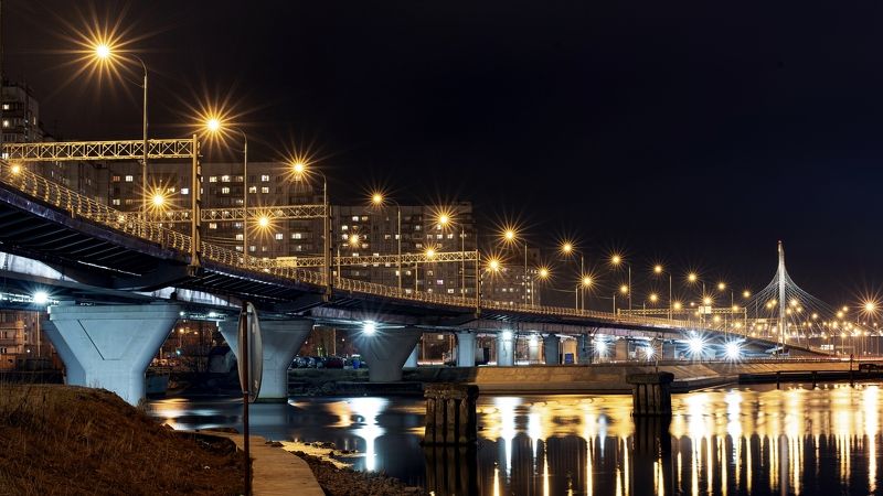 Вид на ЗСД с набережной Макарова фото превью