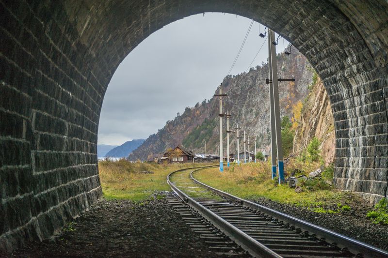 Вид из тоннеля Кбждphoto preview