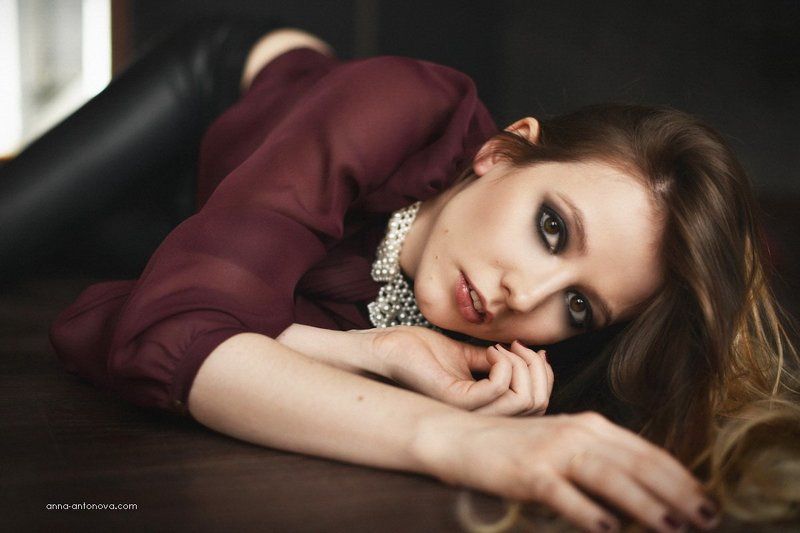 , Beautiful, girl, Mood, portrait, studio photo preview