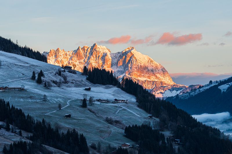 moutains alps winter  photo preview