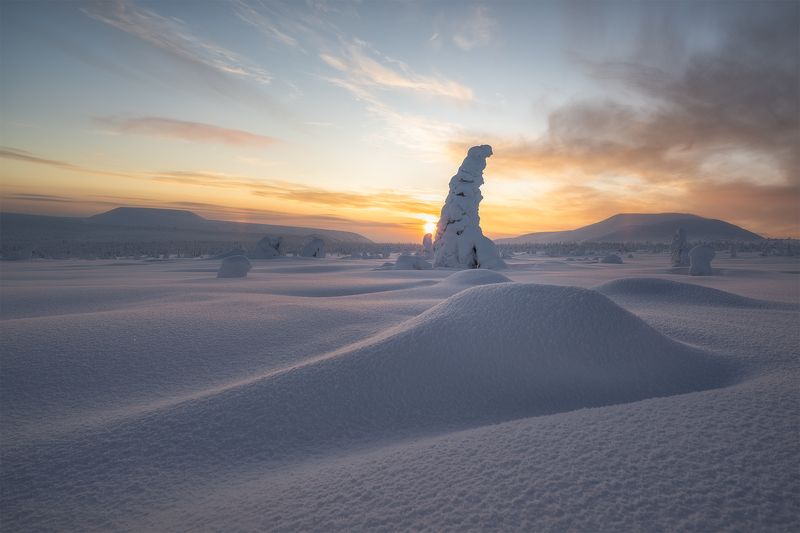 россия, гух, главный уральский хребет, рассвет, сергейалтушкин Встречая рассвет в Уральских горах. фото превью