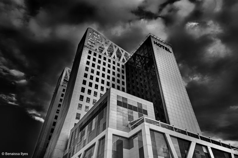 black and white, bnw, monochrome, window, architecture, tower, building, outdoor, photography, algeria, benaissa ilyes Moll setifphoto preview