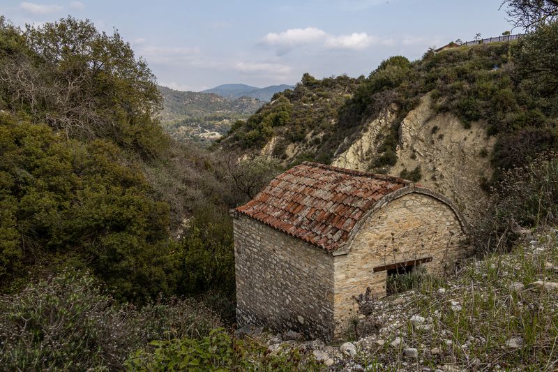 Cyprus, landscape, church Old church.photo preview