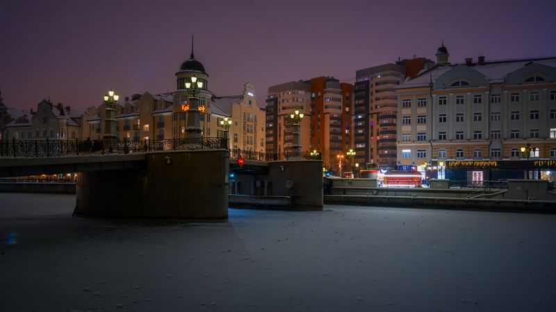 калининград, ночь, зима *photo preview
