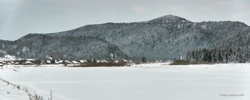 зима, снег, пихты, кедры, березы, усть-кабырза, мрассу, кабырза, горная шория Устье Кабырзы…photo preview