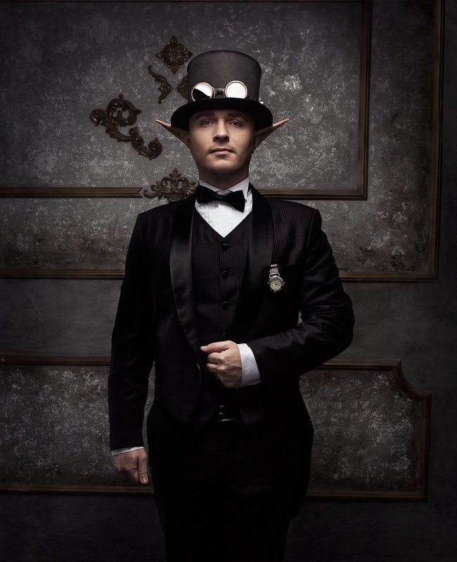 Викторианская, Парапанк, Портрет, Стимпанк,, Троль clock trollphoto preview