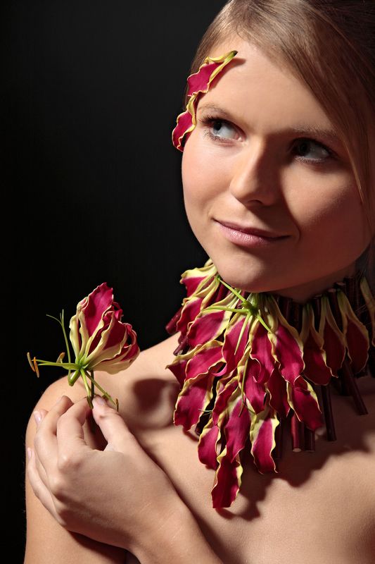 флористика, портрет, люди образы эпохи Кольеphoto preview