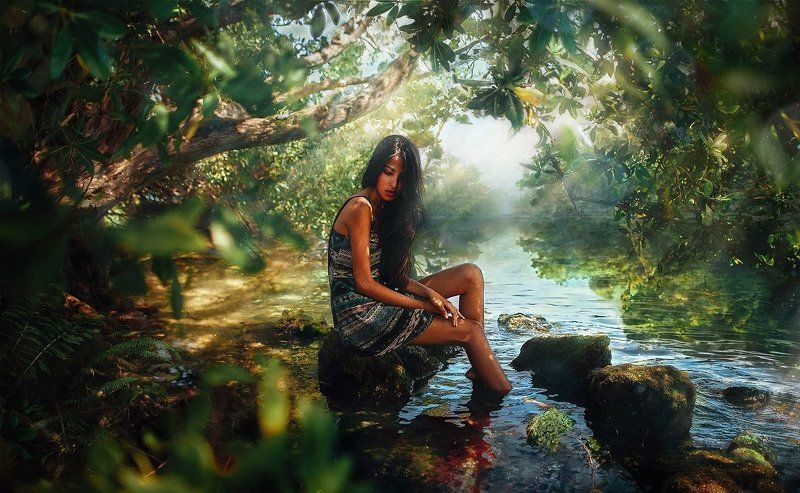 #mexico #girl # Дмитрий Рогожкин # Портрет # Сказка # Фантастик # взгляд #magic атмосфера портрет атмосфера взгля #Portrait сказка фантастическая девушка магия портрету Пакахонтосphoto preview