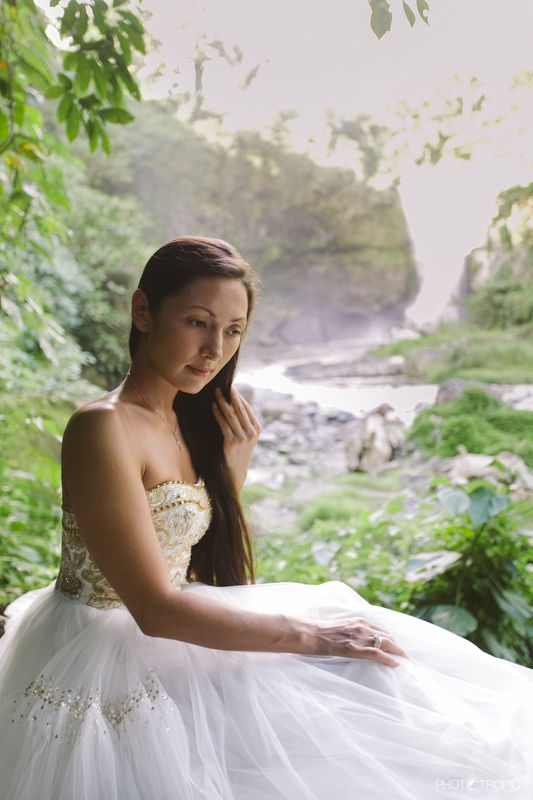 путешествие, свадьба, невеста, образ, девушка, платье, елен цай, elen tsay, бали, wedding, счастьее, нежность, любовь, азиатка, грация, красота, водопад,  ....светлая нежность...photo preview
