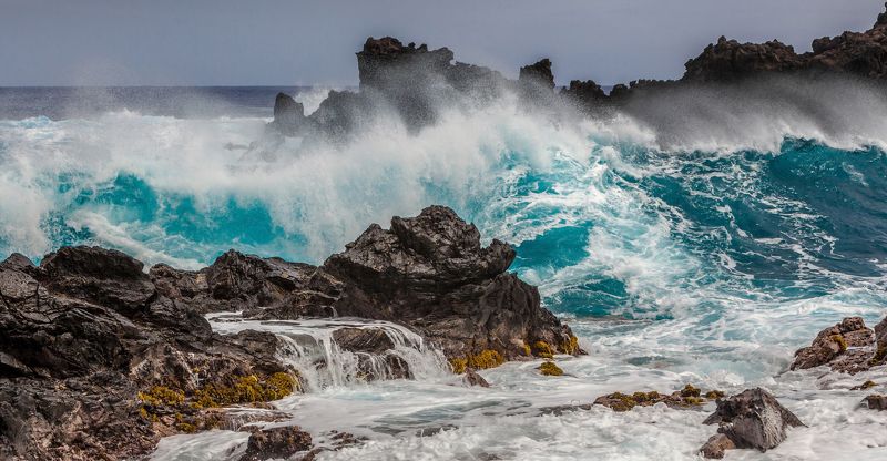 Чили, Остров Пасхи, Океан, Шторм Штормовой предел. Остров Пасхиphoto preview