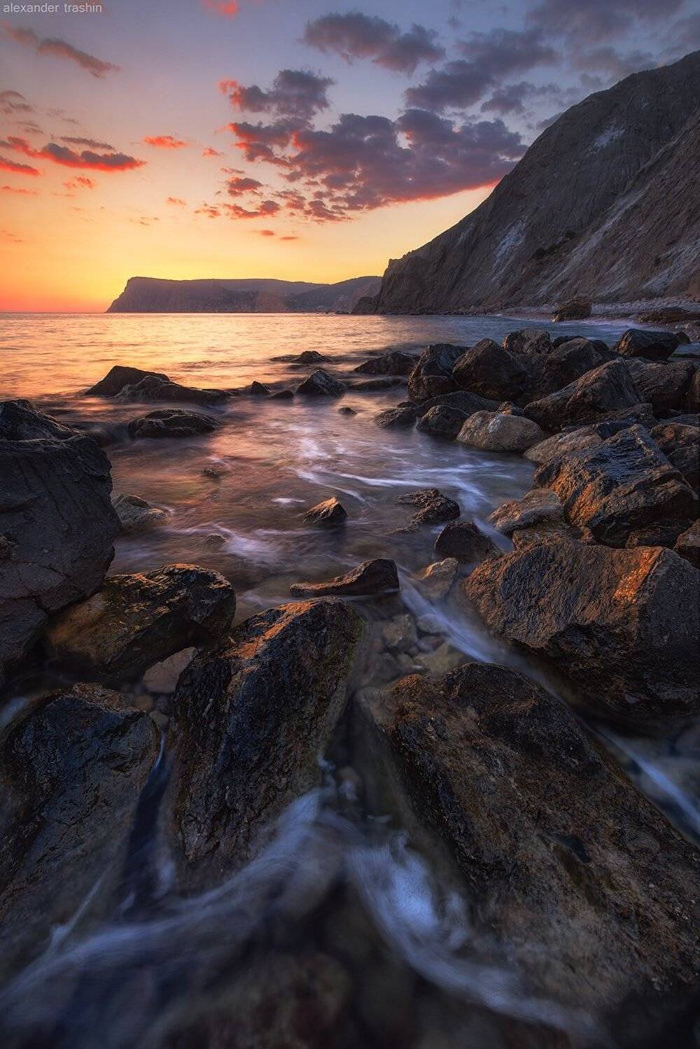 Stony Sun. Автор: Александр Трашин балаклава, закат, крым, морской пейзаж, пейзаж, Александр Трашин