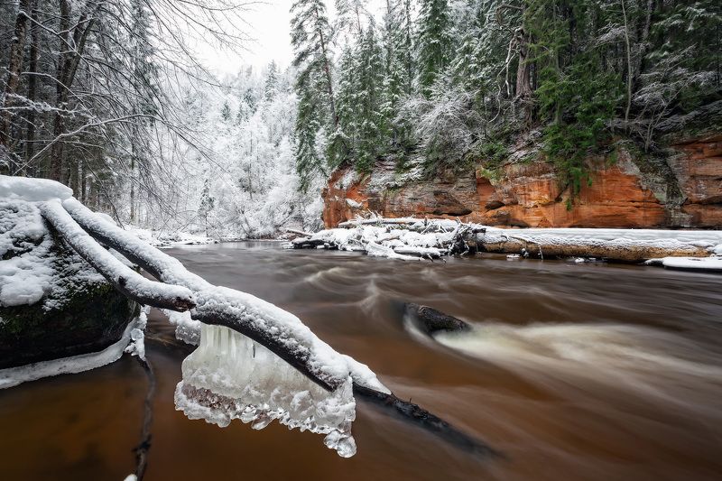 река Амата Берега зимней Аматыphoto preview