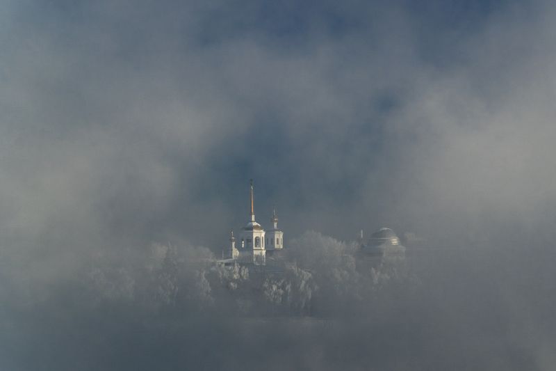 иркутск, ангара, туман, зима Окно в туманеphoto preview