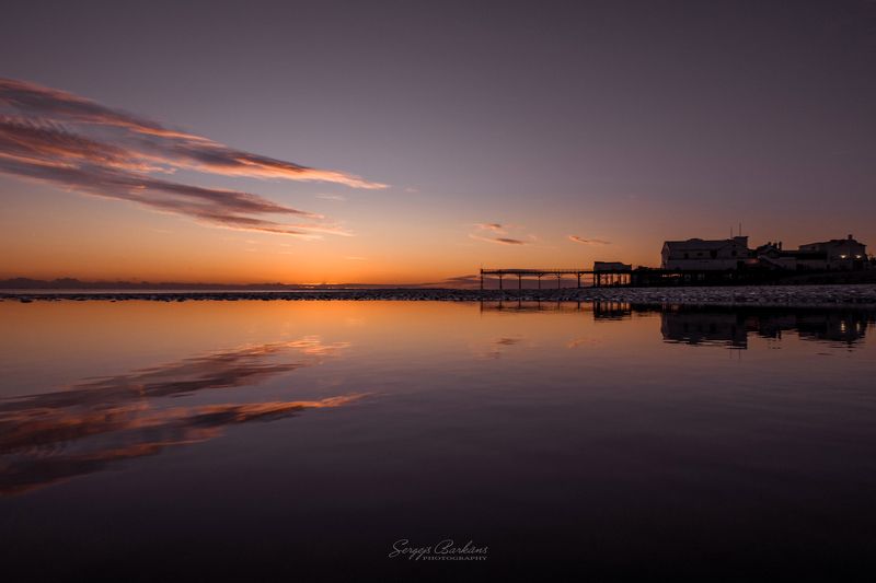 #sunset #water #reflection #evening # Sunset reflection...photo preview