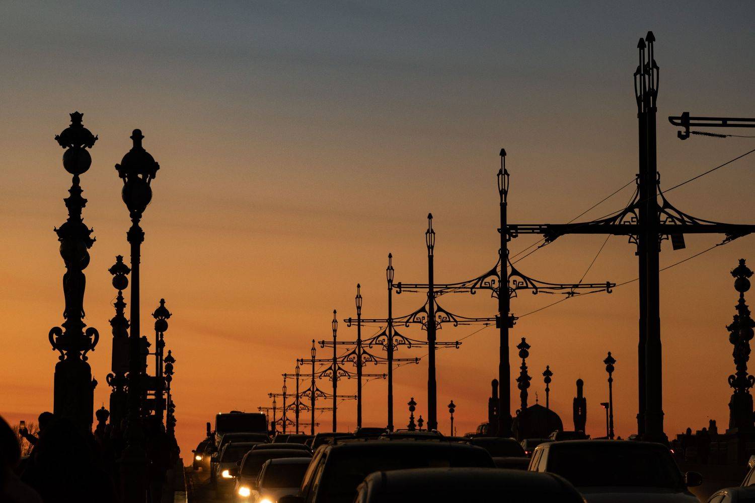 мост город закат фонари петербург dawn city town bridge, Рохмистрова Мария