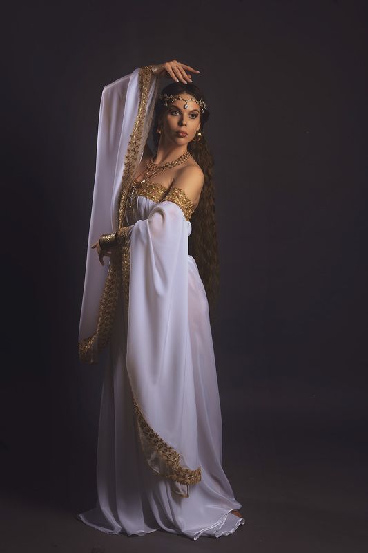 эрте, роман тыртов, арт-деко, гламур, фэшн, мода, красота, модель, золото, тил оранж, стилизация,художественное фото Посвящается Эрте фото превью