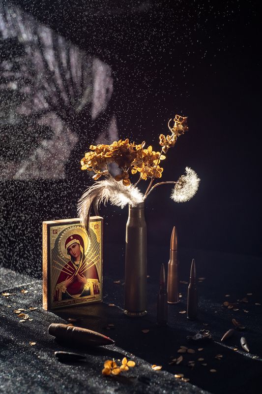 натюрморт, мир, молитва, свет Молитва о веснеphoto preview