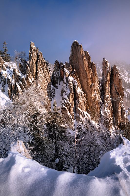 таганай, круглица, откликной гребень, митькины скалы, двуглавая сопка, урал, южный урал, уральскиегоры Перьяphoto preview
