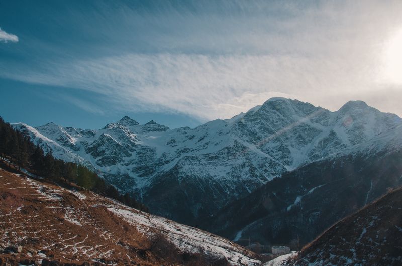 горы, ледник, Кавказ, Эльбрус, снег Донгуз-Орунphoto preview