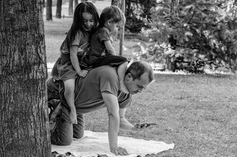 стрит, улица, чб, монохром, люди, москва Лошадкаphoto preview