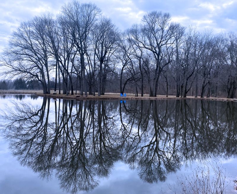 перспектива у воды Лавочка Энштейнаphoto preview