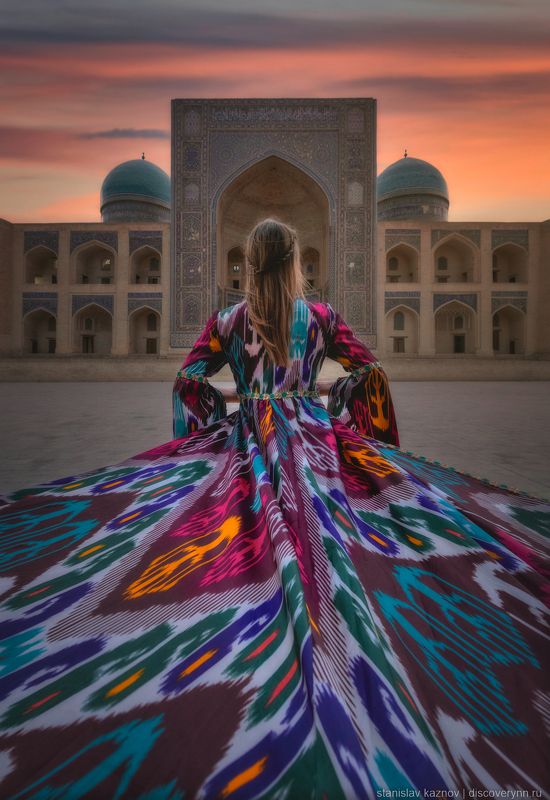 узбекистан, бухара, девушка, этника, платье photo preview