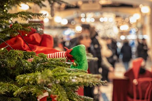 Вот кто-то с ёлочки спустился...