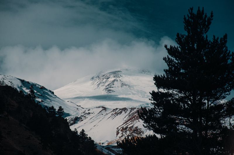 горы, долина, снег, Кавказ, Эльбрус Эльбрусphoto preview