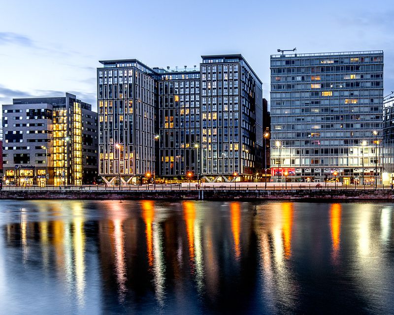reflections, night, uk, liverpool, water Reflections on the waterphoto preview