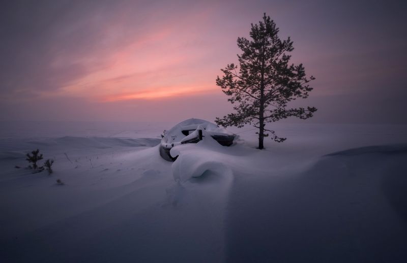 Зимние сны старого карбасаphoto preview