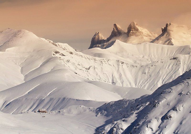 mountain, snow, alps , france Aiguilles d\'Arves ( 3514м)photo preview