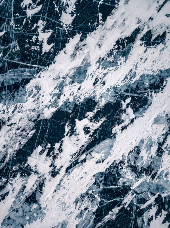 Байкал. Текстуры льда… Baikal. Ice textures...photo preview