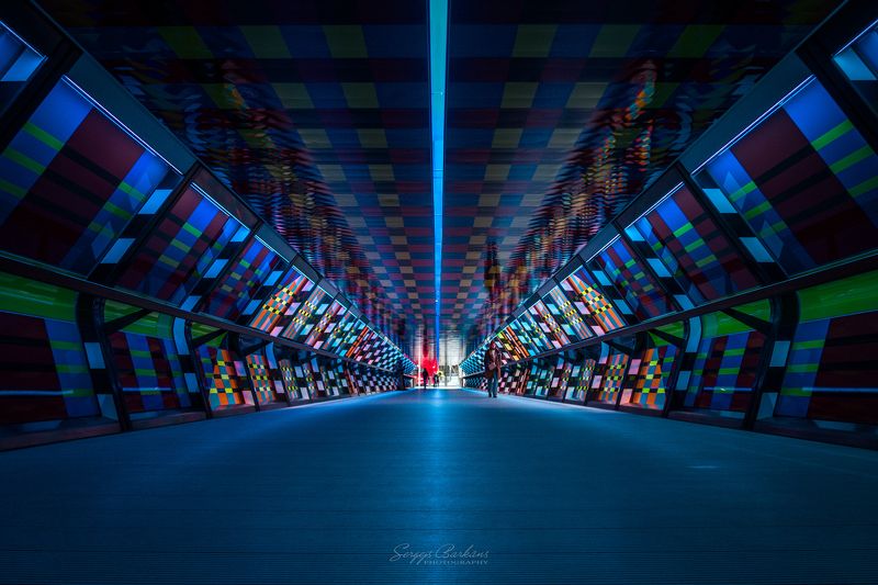 #london #england #tunnel #bridge #future #abstract #starwars #symmetry #parallels Adams Place Bridgephoto preview