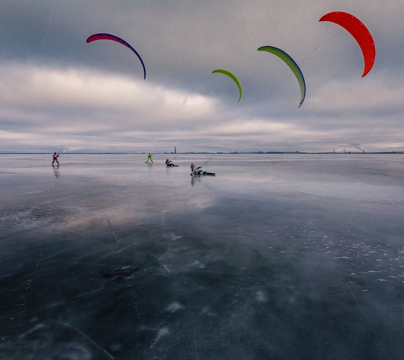 Сноукайтинг  фото превью