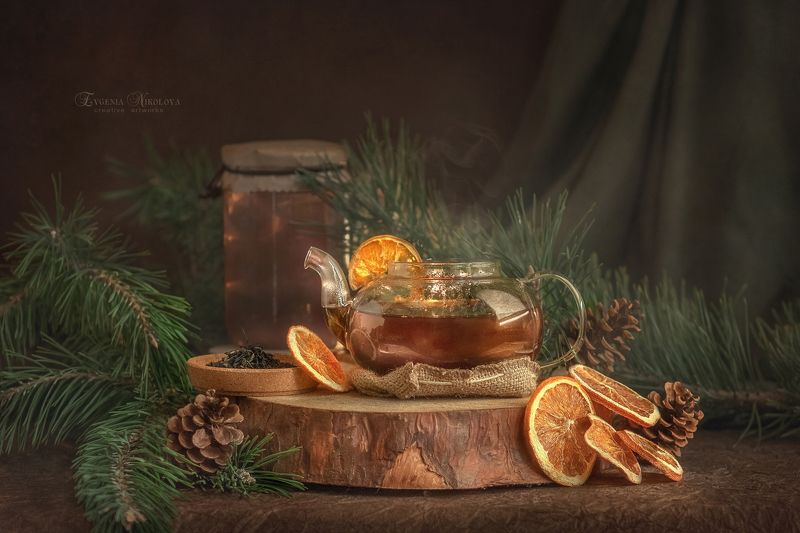 зимний натюрморт натюрморт зима тепло уют атмосфера  Чай?photo preview