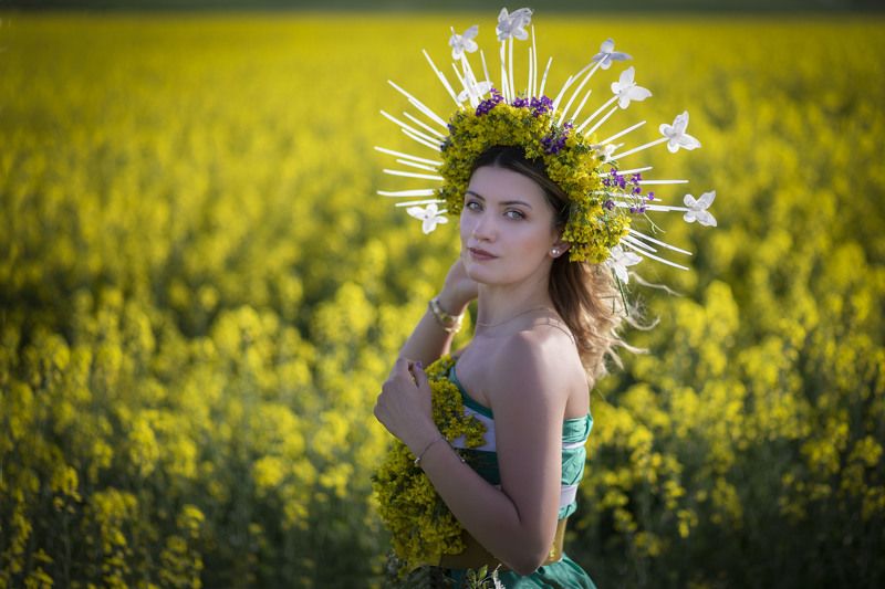portrait Yellow Fieldsphoto preview