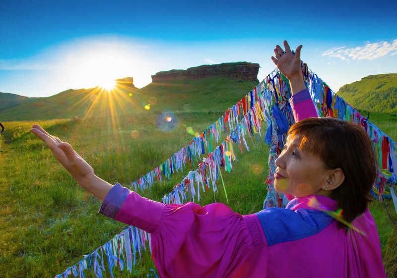 Свет Солнце Хакасия горы  Здравствуй, Солнце!photo preview