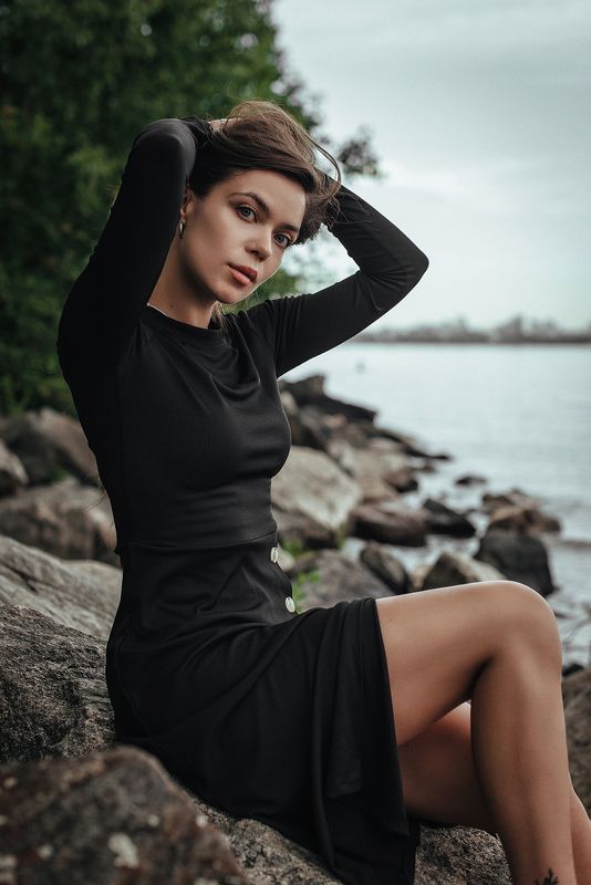 девушка, лето, цветы, красота, girl, summer, flowers, beauty, море, лес Иринаphoto preview