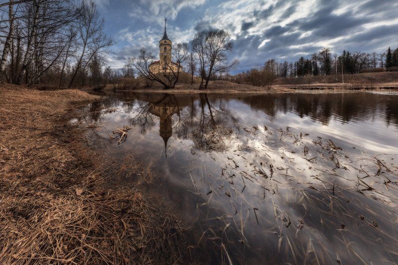 павловск, бип, россия, весна, панорама, Весна/Осень. Не отличить...photo preview