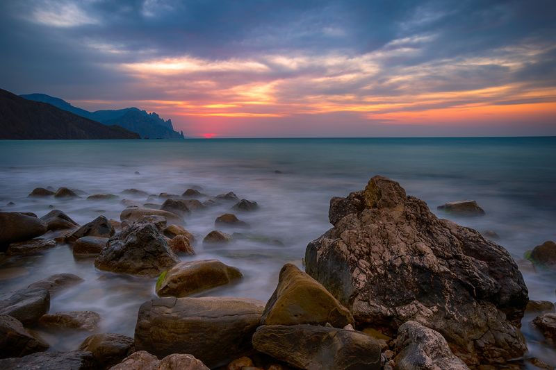 Крым, Лисья Бухта, Рассвет Тишина рассвета.Лисья бухта.Крым.photo preview